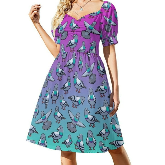 Pretty Pigeons Sleeveless Dress luxury women's party dress evening prom dresses with long sleeves