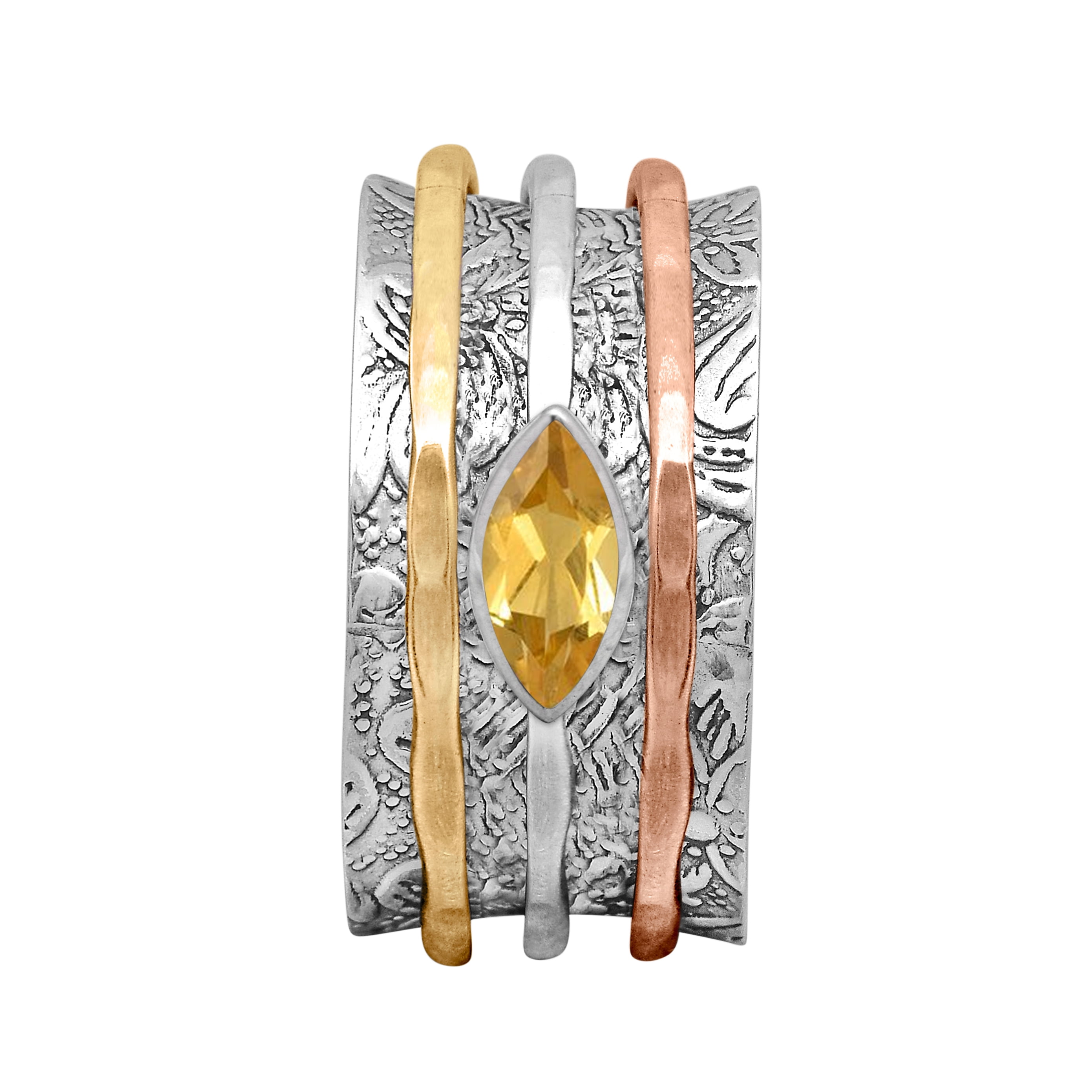 Citrine rising sun gemstone ring – luxe.zen