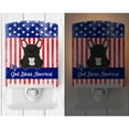thumbnail image 2 of Caroline's Treasures BB3009CNL Patriotic French Bulldog Black Ceramic Night Light, 6x4x3", multicolor, 2 of 2