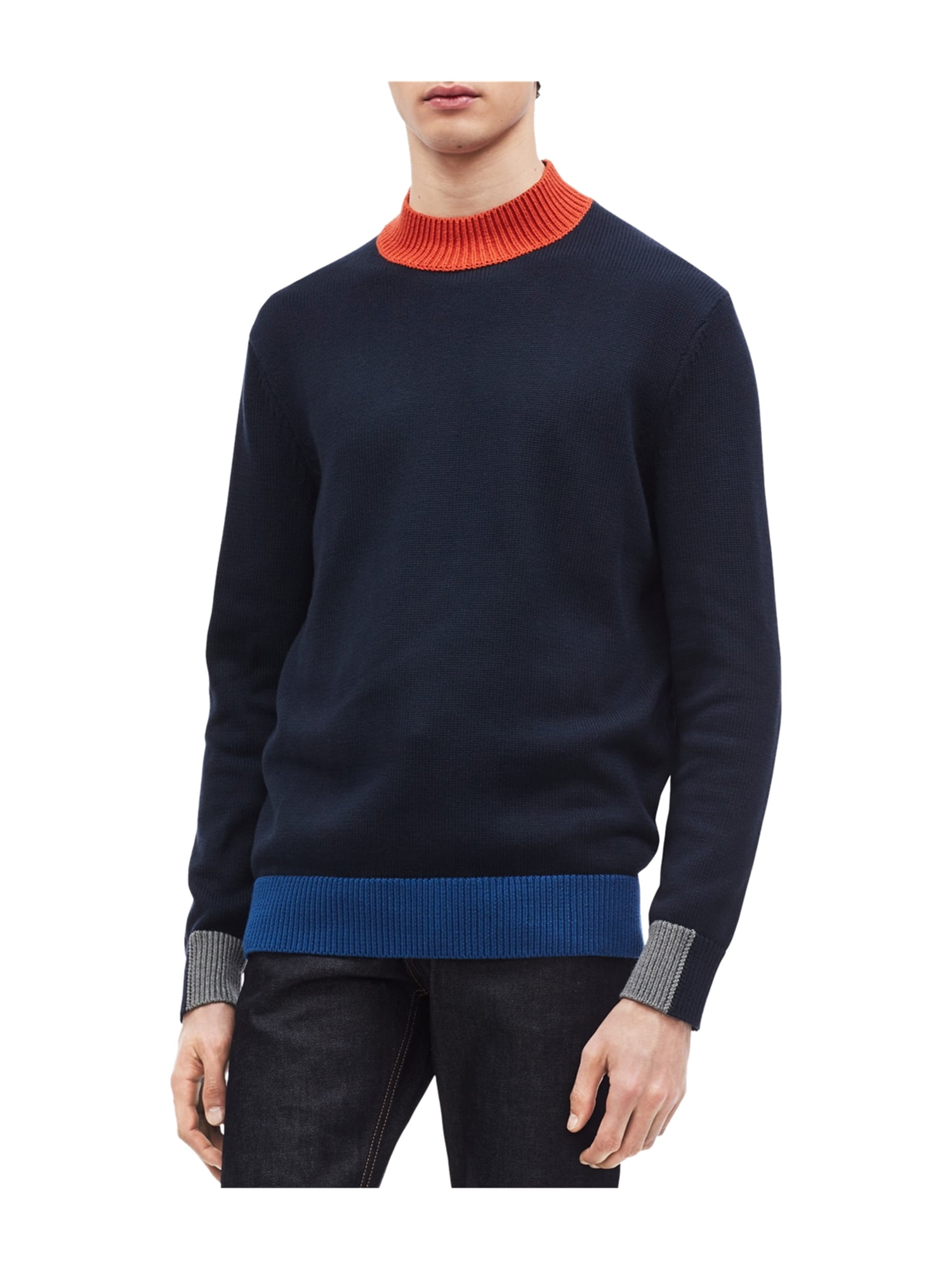calvin klein colorblock sweater