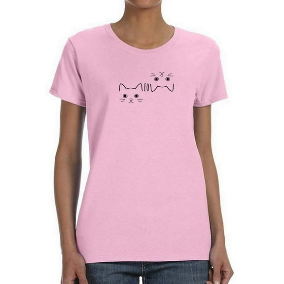 Kittens Eo T-Shirt Women -Smartprints Designs, Female Large