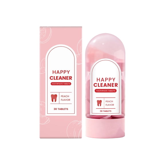 Whitening Toothpaste, Toothpaste for Sensitive Teeth and Cavity Prevention, Solid Toothpaste For Long-Lasting Fresh Breaths Fluoride-Free Portable Toothpaste