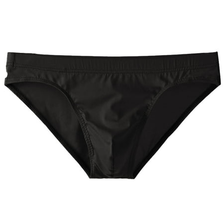 Summer Savings Clearance 2025  Mens Bikini Briefs  Mens Ice Silk Underwear Sexy Boxer Briefs Pants Soft Bikini Breathable Cheeky underpants Bulge Pouch for Men M-3XL