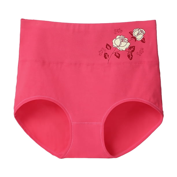 Panty sexy Gibobby Ajuste Fajas cintura alta para mujer Braguitas levantamiento glúteos (Rojo, XXL)