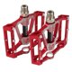 thumbnail image 2 of Pedal de bicicleta de montaña resistente al agua, antideslizante, plataforma de bicicleta de 9/16 pulgadas, pedales planos para bicicleta de montaña, rojo Sunnimix Pedal de bicicleta ligero, 2 of 5