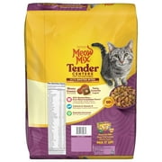 Meow Mix Tender Centers Dry Cat Food with Basted Bites, Chicken & Tuna Flavors, 14.2 lb Bag