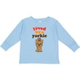 thumbnail image 3 of Inktastic Yorkshire Terrier Dog Yorkie Boys or Girls Long Sleeve Toddler T-Shirt, 3 of 5