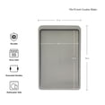 thumbnail image 2 of Bandeja para hornear KitchenAid antiadherente de acero aluminizado de 25 x 38 cm, 2 of 9