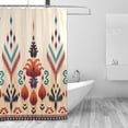 thumbnail image 2 of Coolnut Western Desert Pattern Shower Curtain Bathroom Decor Watercolor Shower Curtain Sets Fabric Cloth Bathroom Curtains with Hooks 60x72 Inch, 2 of 6