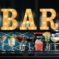 thumbnail image 7 of 3-Pack LED "BAR" Sign Letters, Warm White, Battery-Operated Tabletop Decor for Wedding Birthday Christmas Party Home Kitchen, 7 of 7