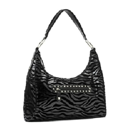 - Rock Rebel Black Zebra Hobo Purse