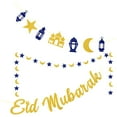 thumbnail image 3 of Raindrops 3 Pcs Eid Mubarak Banner Decorations Pull Flag, 3 of 8