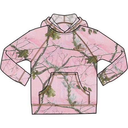 Girls' Mesh Hoodie, Pink