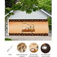thumbnail image 2 of Thanksgiving Garage Door Banner Cover 6 x 13 ft, Thanksgiving Truck Pull Gnomes Pumpkins Maple Leaves Garage Door Decorations Holiday Christmas Backdrop Decor for Winter New Year Xmas Party, 2 of 6