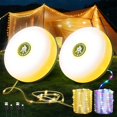 thumbnail image 1 of Guirnalda de luces para acampar Wellgium, 10 m, recargables, 8 modos, impermeables, 1 of 5