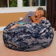 thumbnail image 6 of Posh Creations Bean Bag Chair for Kids, Teens, and Adults, 38in - Large, Nylon Camo Digital, 6 of 6