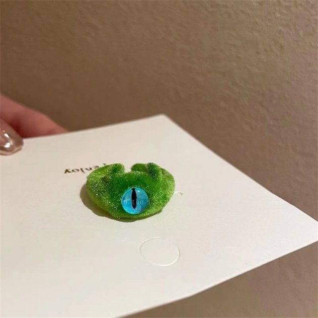 Lindo anillo de monstruo de gato lindo moda femenina anillo de dedo de dieta ajustable abierto anillo de personalidad de novias