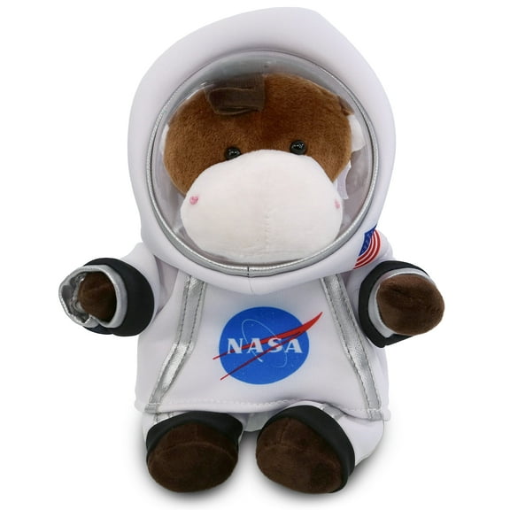 DolliBu Horse Astronaut Plush Toy - Super Soft Farm Life Astronaut Stuffed Animal Plush with Space Helmet and NASA Astronaut Suit, Cute Spaceman Doll Decor for Girls and Boys - 6 Inch