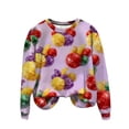 thumbnail image 4 of Pantalons en Polaire pour Femmes, Chandail en Molleton Uni Carnaval, 4 of 6
