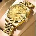 thumbnail image 2 of LAATIKUI Reloj de Cuarzo para Hombre Impermeable Casual de Negocios Luminoso para Regalo, 2 of 6