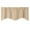 Beige, variant on PureCasa Wide and Short Window Treatment Blackout Valance for Kitchen Living Room Bathroom, Polyester Modern Valances Solid Color Curtain, 1 Panel, 52"x16", Beige