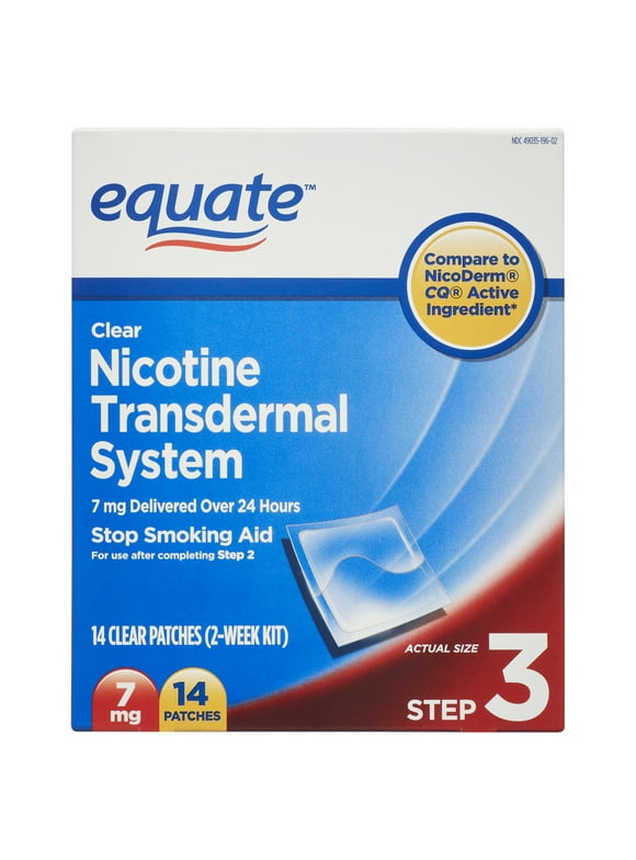 Equate Nicotine Patches in Quit Smoking