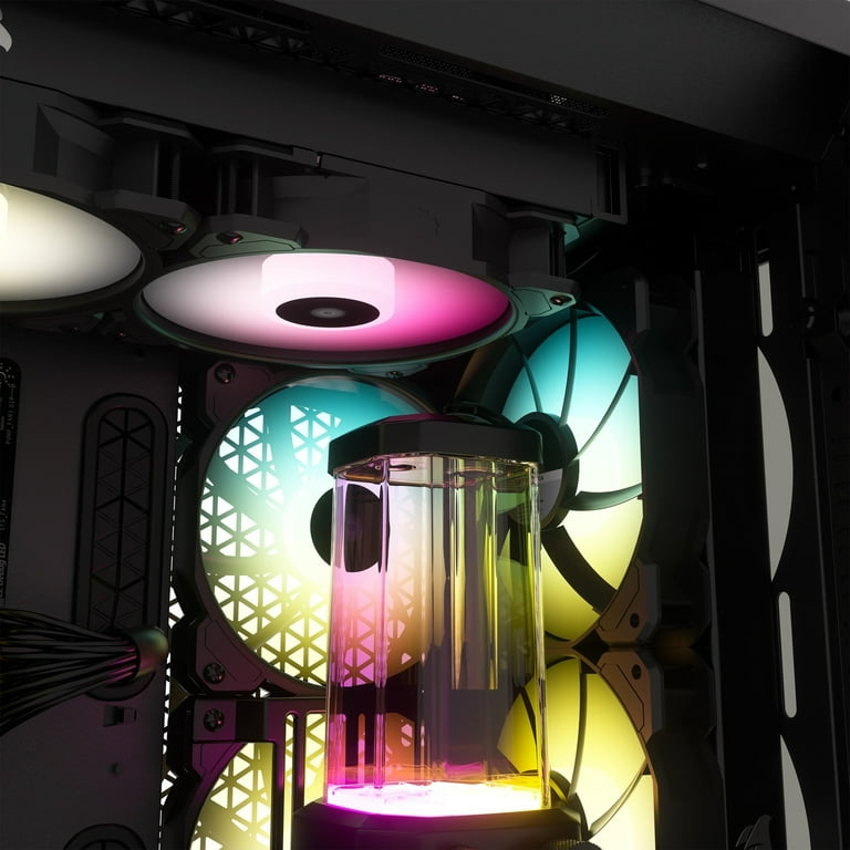 Corsair iCUE 5000X RGB Tempered Glass Mid-Tower ATX PC Smart Case