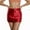 Red, variant on Metallic Shiny Skirt Bodycon Cargo Skirt Color Hot Pink Size M