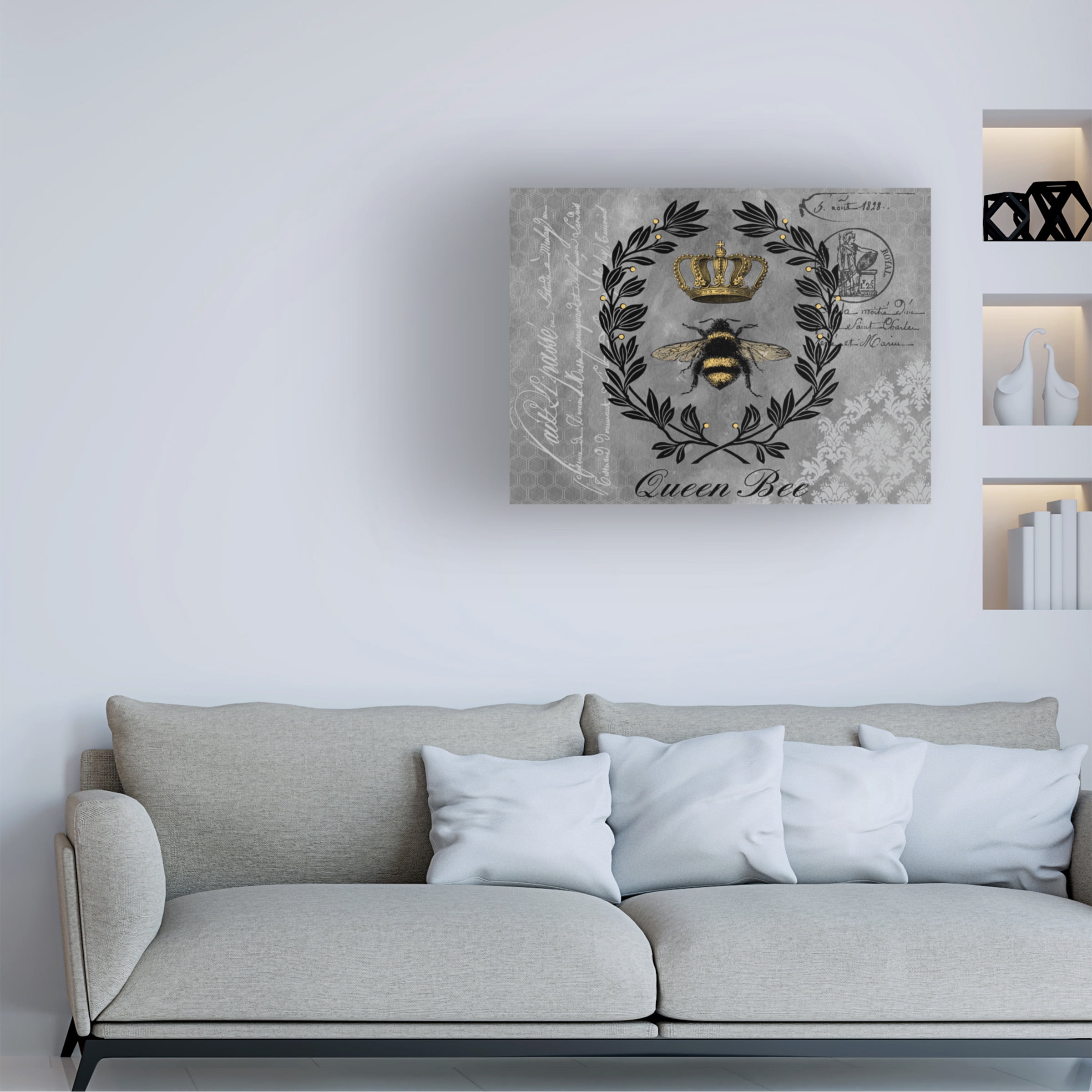Trademark Fine Art 'Queen Bee 2' Canvas Art by Jean Plout