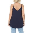 thumbnail image 5 of TheLovely Women & Plus Front and Back Reversible Spaghetti Strap Flowy Cami Tank Tops, 5 of 6