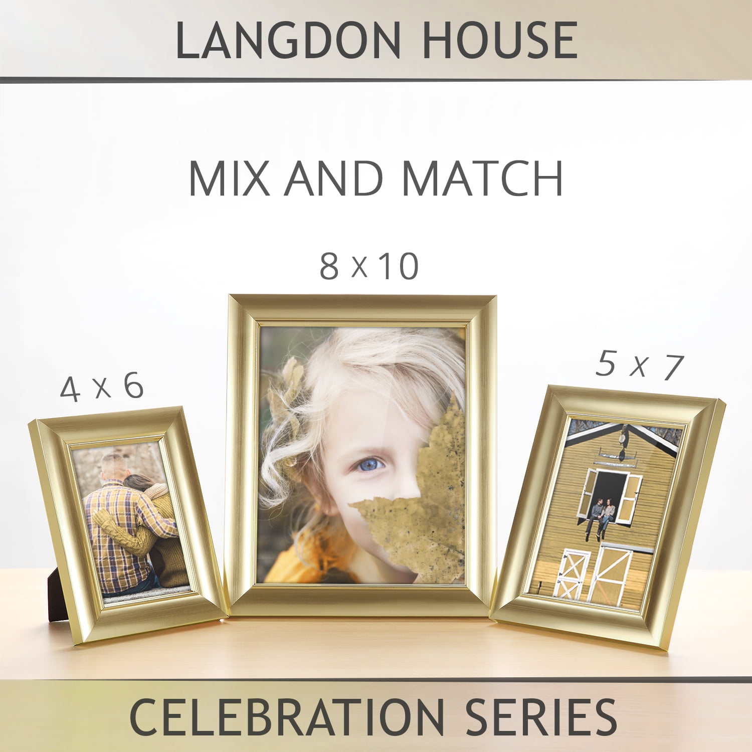 Download Langdon House 11x14 Rose Gold Picture Frame Glam Style 1 Pack Celebration Collection Us Company Walmart Com Walmart Com