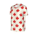 thumbnail image 2 of Balery Happy Canada Day Baseball Jersey for Men Casual Button Down Shirts Short Sleeve Active Team Sports Uniform-XX-Large, 2 of 9