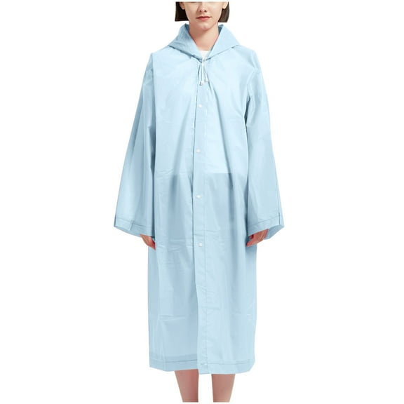 Censtreet Rain Coats Reusable EVA Rain Ponchos for Adults Rain Jackets Raincoats for Men Women