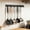 Black#57, variant on No-Drill Space Aluminum Wall Hook Rack, Heavy Duty Self-Adhesive Storage Hooks for Bathroom and Kitchen, Rust-Proof Towel and Coat Hanger, Multi-Size Wall Mounted Organizer, Size of L, 1PC