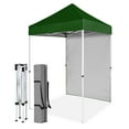 thumbnail image 3 of COOS BAY 5x5 Outdoor Portable Canopy Tent with One Removable Sunwall, Pop up Canopy with Carry Bag, Green, 3 of 8