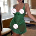 thumbnail image 3 of Gibobby Ropa interior mujer Conjunto de Lencería Sexy para Mujer Sexy Conjunto de Bralette de Encaje Cruzado Conjunto de Brasier y Bragas(Verde, XG), 3 of 5