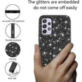 thumbnail image 3 of Compatible with Samsung Galaxy A13 Case, Glitter Sparkly Samsung Galaxy A13 4G Phone Case with Slim Silicone Shockproof Protective Bumper Cover for Cute Girls Women (Black), 3 of 14