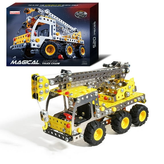 Kids Toys zdtodz Building Car Model Kits,STEM Building Toys Model Car Kits,Nut Disassembleable Construction Truck Erector Set Car Metal Building Blocks Engineering Toys