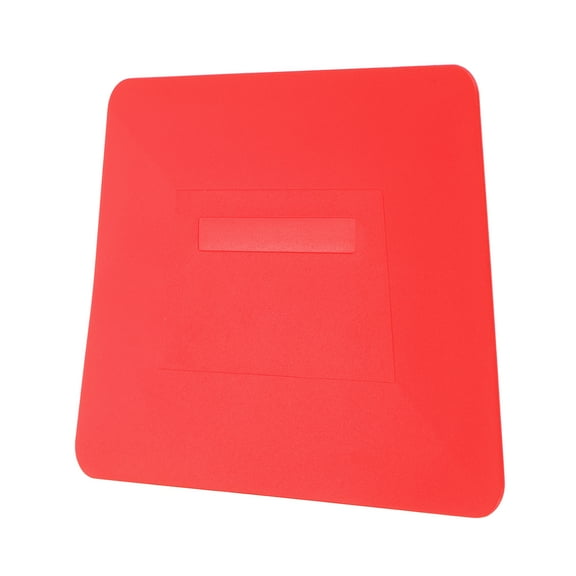 Uxcell Vinyl Squeegee, Decal Squeegee Tool, 4-Inch Scraper for Car Wrap, Sign Making, Red, Trapezoidal