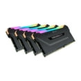 thumbnail image 3 of CORSAIR Vengeance RGB Pro 64GB (4 x 16GB) 288-Pin PC RAM DDR4 3200 (PC4 25600) Desktop Memory Model CMW64GX4M4E3200C16, 3 of 6