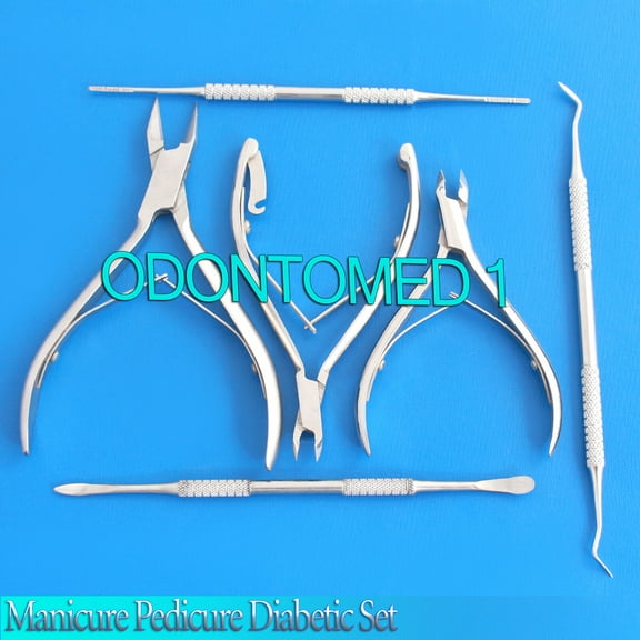 OdontoMed2011 Manicure Pedicure Diabetic Set Cutter Cuticle Nipper Clipper Excavator ODM-1360