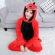 thumbnail image 3 of Kigurumi Onesies de animales para adultos, pijamas de Cosplay de dinosaurio rojo y rosa, monos de fiesta de Halloween de Navidad, disfraz de dibujos animados para niños, 3 of 4