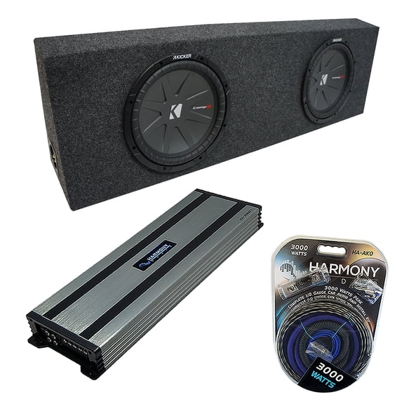 Universal Regular Standard Cab Kicker CompR CWR10 Dual 10 Sub Box HA-A1500.1