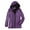 Plum, variant on totes Womens Rain Jacket with Hood Rain Coat for Women Waterproof Womens Coats, Storm Blue, Large
