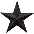 thumbnail image 4 of CWI Gifts Metal Barn Star - 24" Galvanized Hanging Star - Farmhouse Wall Decor - Burgundy - 1, 4 of 5