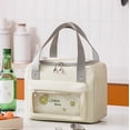 thumbnail image 2 of Japanese Style Lunch Bag Cloth Aluminum Foil Insulated Lunch Picnic Bag For Travel Insulated Lunch Bag, 2 of 4