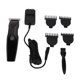 thumbnail image 4 of Cortadora de cabello para hombres, inalámbrica, profesional, de bajo ruido, recargable, enchufe de EE. UU. 100-240 V, 4 of 10