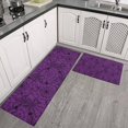 thumbnail image 2 of Halloween Purple Spider Web Pattern Kitchen Rugs Sets Of 2,Anti Fatigue Kitchen Mat Rugs Non Slip Washable,Decorative Kitchen Floor Mats for Kitchen,Sink,Laundry,17"x30"+17"x47", 2 of 7