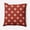 Dusty Orange, variant on Simply Daisy 16" x 16" Geo Craze Decorative Throw Pillow, Cranberry
