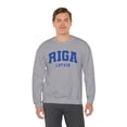 thumbnail image 6 of Riga Latvia Sweatshirt Gifts Crew Neck Shirt Long Sleeve Unisex, 6 of 7